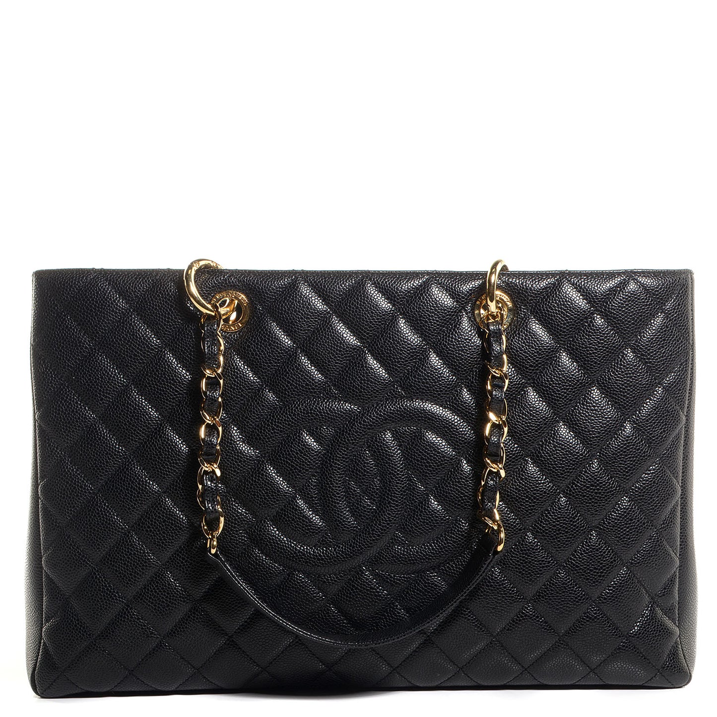 Caviar XL Grand Shopping Tote GST Black
