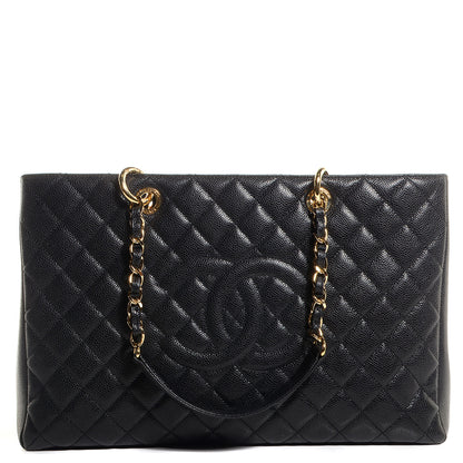 Chanel Caviar XL Grand Shopping Tote GST Black 1 of 7