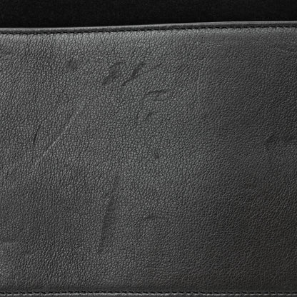 Saint Laurent Suede Calfskin Medium Monogram Cabas Black 13 of 13