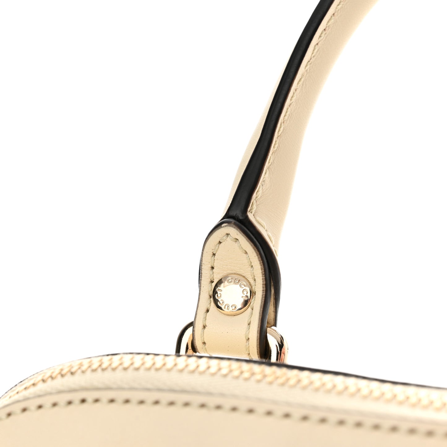 Soft Microguccissima Mini Dome Bag Ivoire