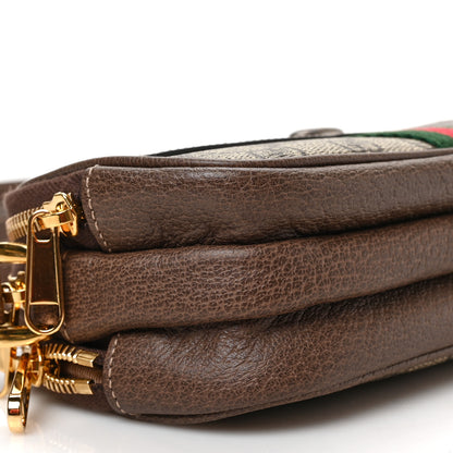 Gucci GG Supreme Monogram Web Mini Ophidia GG Bag Brown 7 of 8
