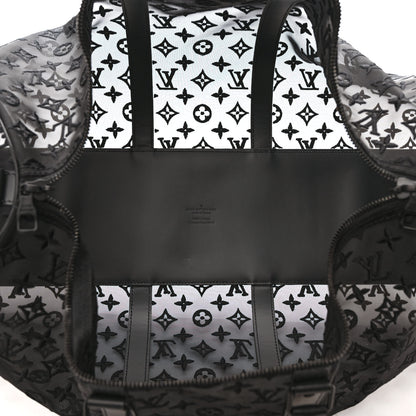 Louis Vuitton Monogram See Through Keepall Bandouliere 50 Black 5 of 11