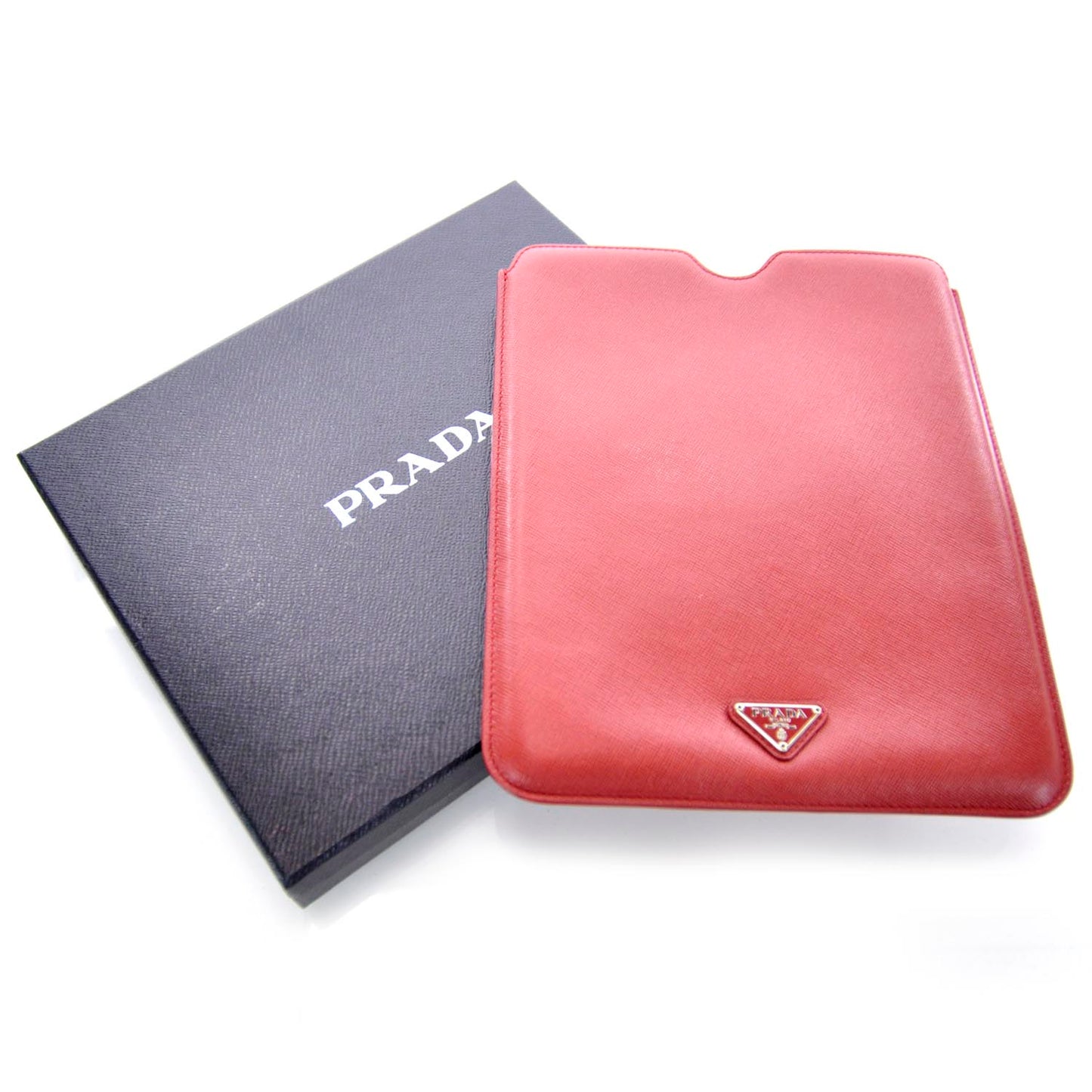 Saffiano iPad Sleeve Case Red