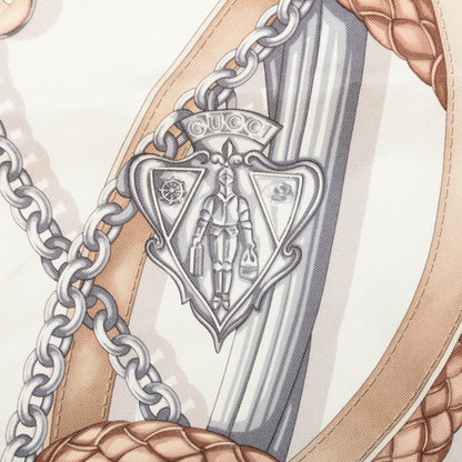 Gucci Silk Printed GG Chains Scarf 3 of 5