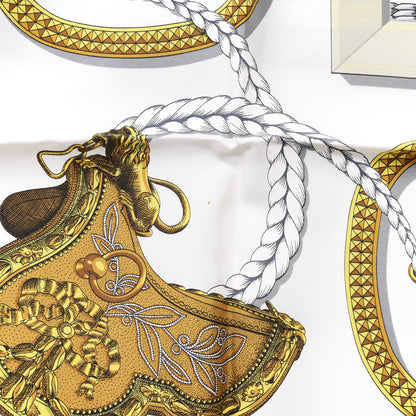 Hermes Silk Grand Apparat Scarf 90 6 of 6