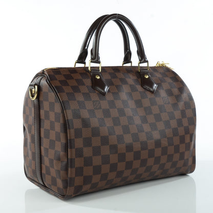 Louis Vuitton Damier Ebene Speedy Bandouliere 30 3 of 8