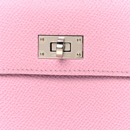 Hermes Epsom Kelly Pocket Compact Wallet Mauve Sylvestre 7 of 8