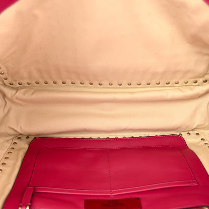 Valentino Garavani Vitello Medium Rockstud All Over Tote Cyclamin 5 of 11