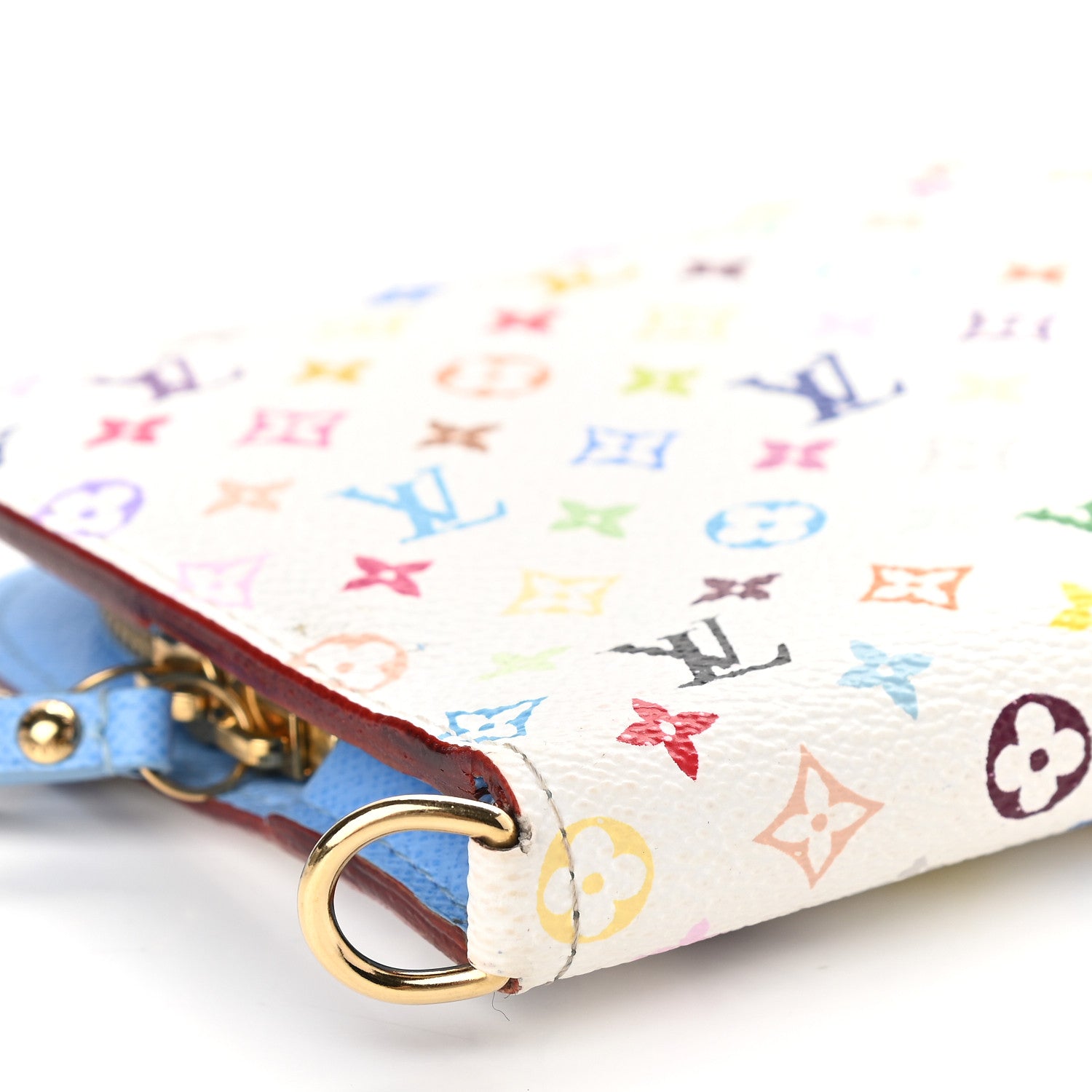 Louis Vuitton Monogram Multicolor Insolite Wallet White Raisin 7 of 9