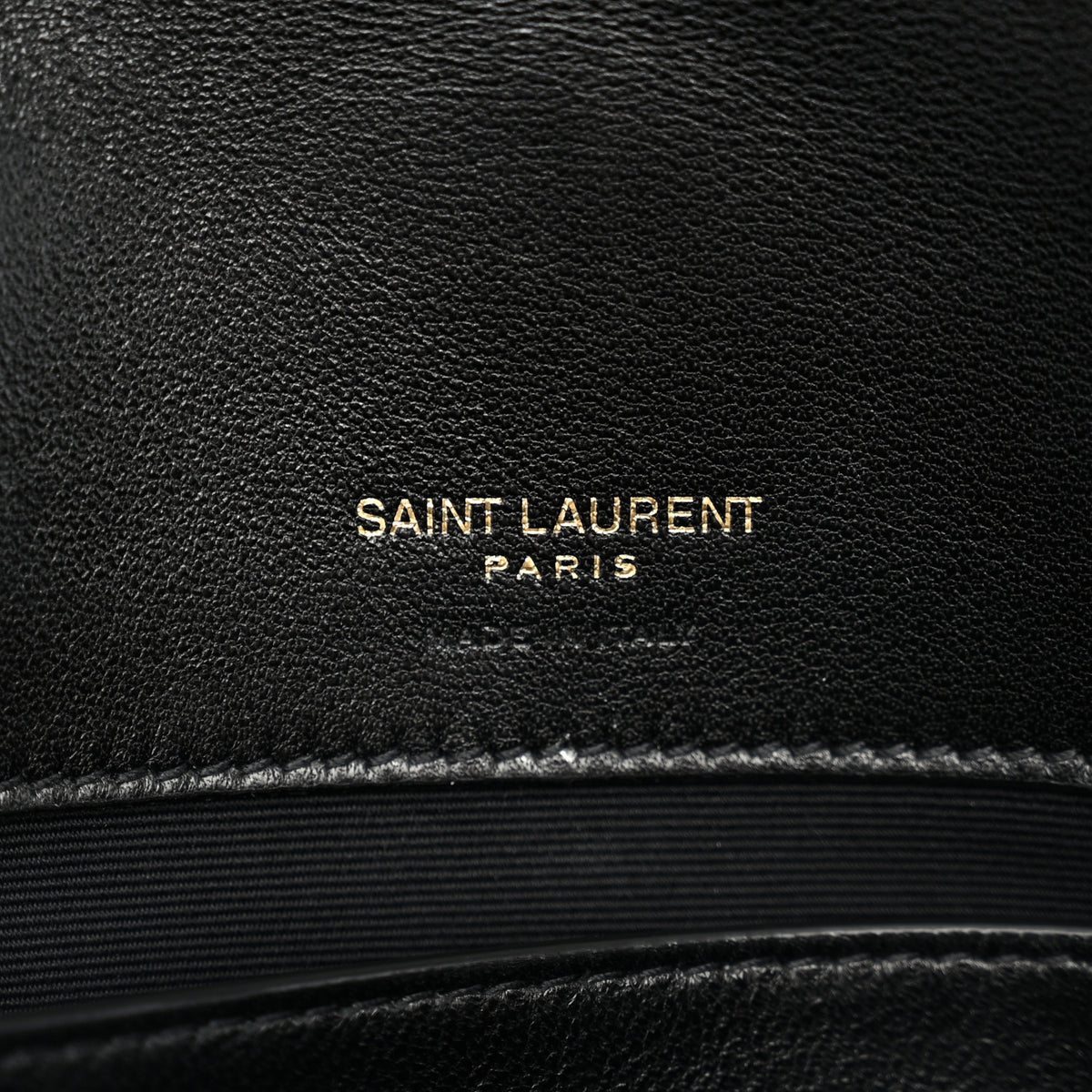 Lambskin Chevron Quilted Medium Loulou Black