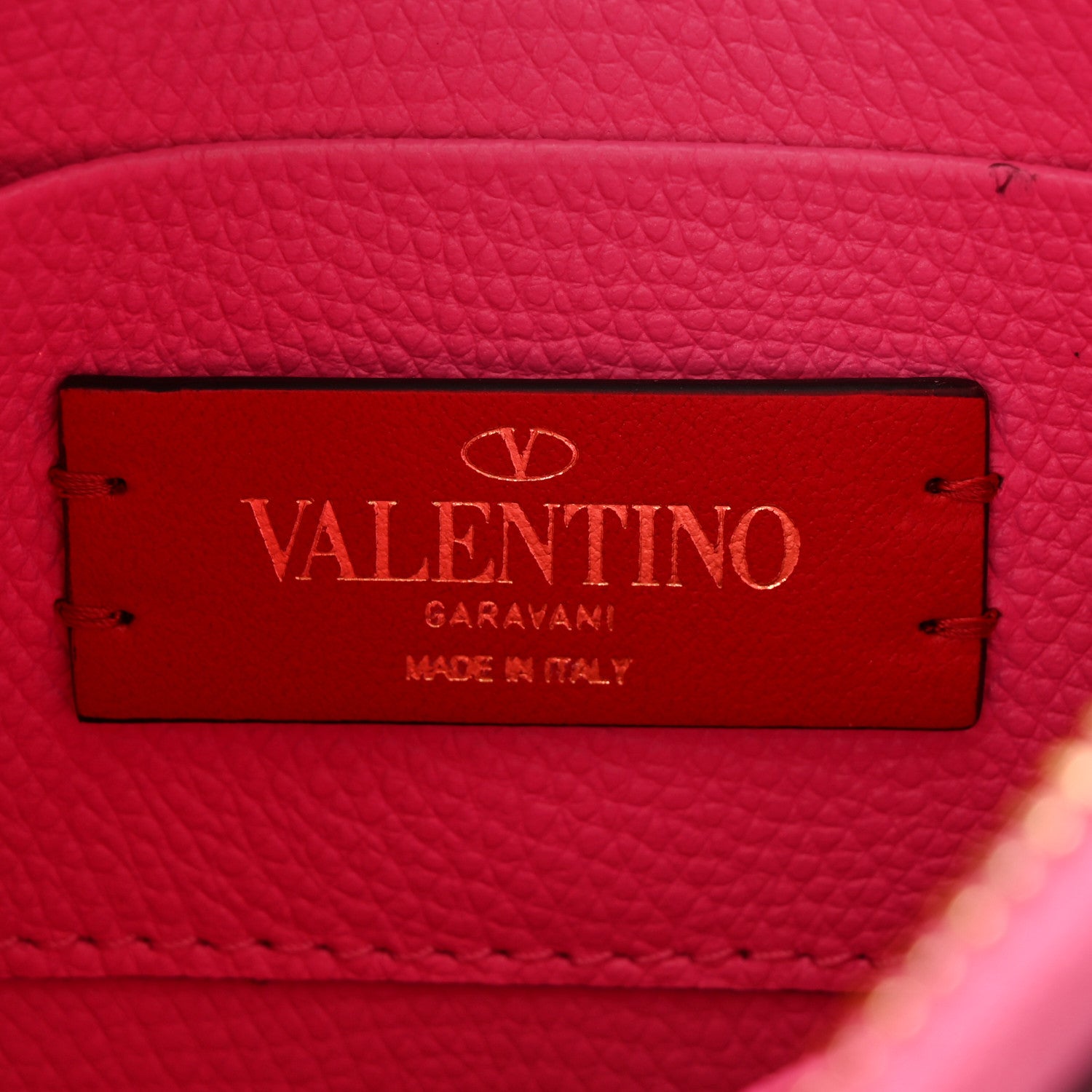 Valentino Garavani Grainy Calfskin Mini Vlogo Hobo Bag Feminine Pink 6 of 12