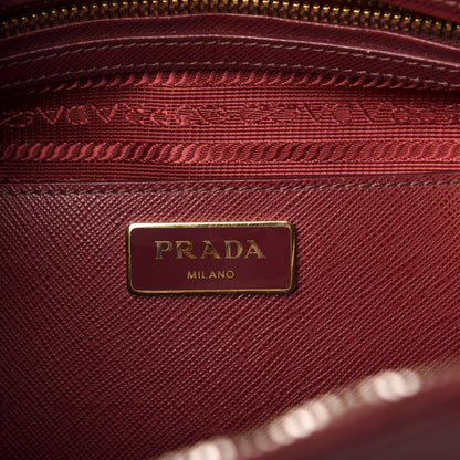 Prada Saffiano Lux Medium Promenade Tote Cherry 7 of 13