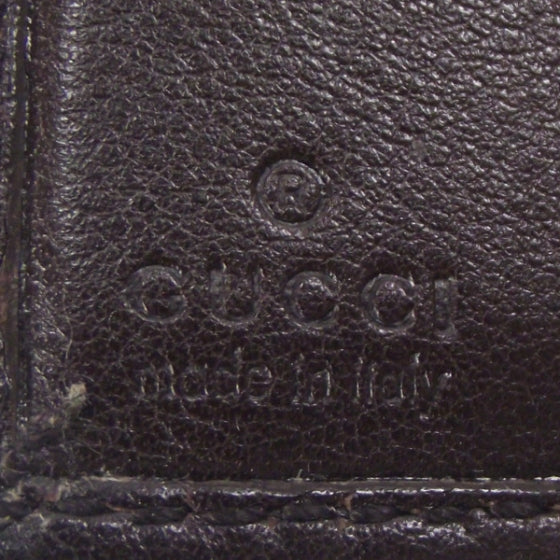 Guccissima French Wallet Brown