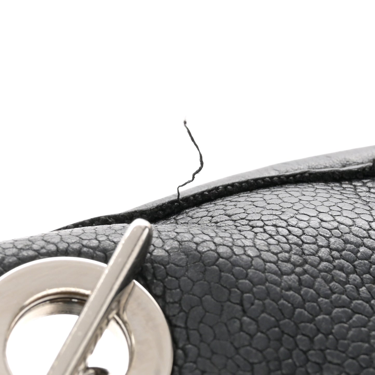 Caviar Quilted French Riviera Tote Black