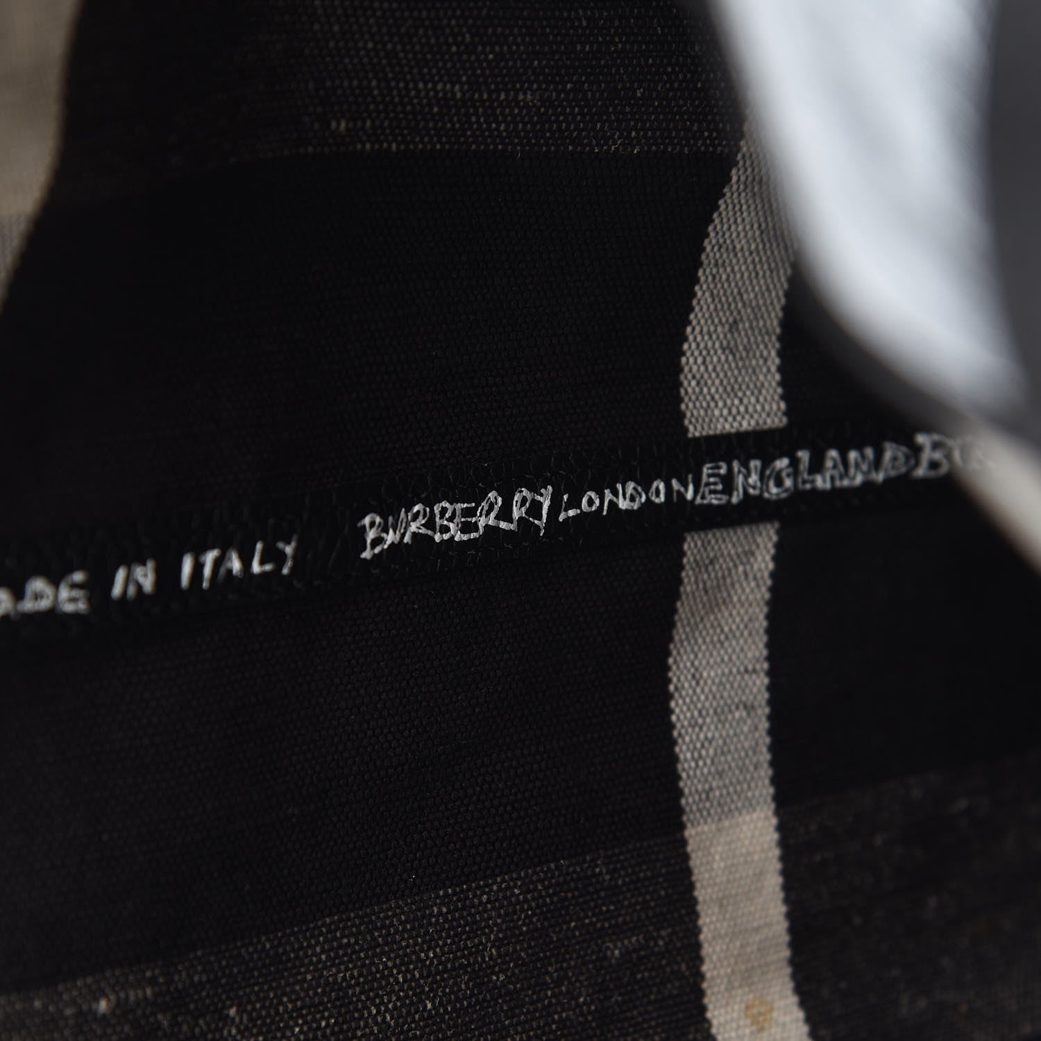 Burberry Coated Canvas Mega Check Sketchbook Medium Reversible Doodle Tote Black 10 of 10