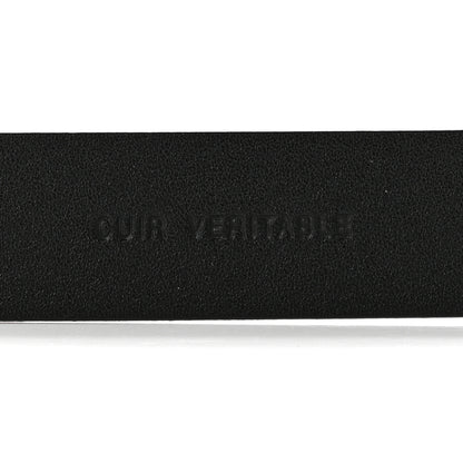 Chanel Calfskin CC Chain Logo Belt 80 32 Black 6 of 8