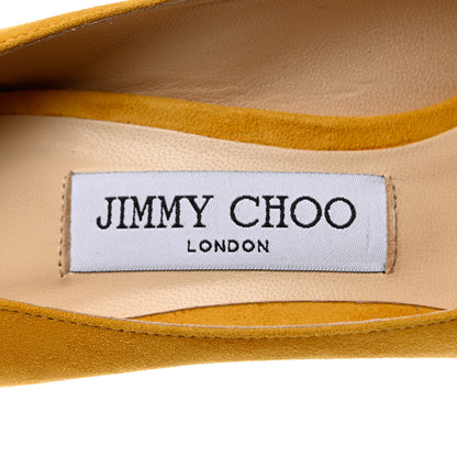 Jimmy Choo Suede Romy 85 Pumps 36 Yellow 6 of 10
