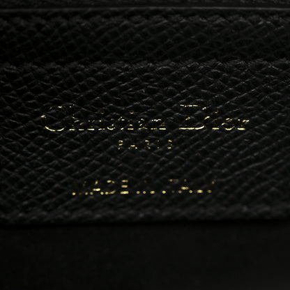 Christian Dior Grained Calfskin Saddle Bag Black 6 of 11