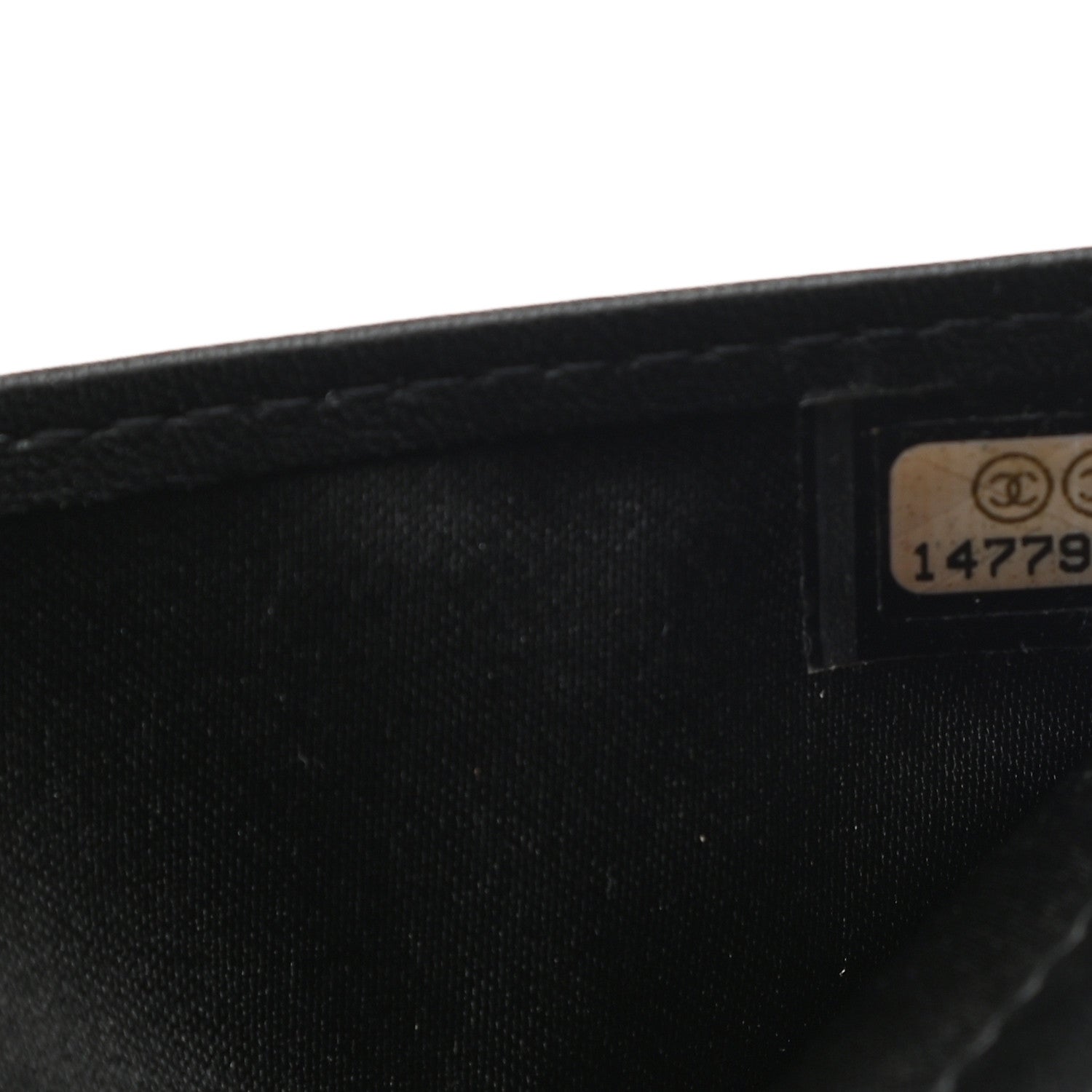 Chanel Patent Camellia Embossed Yen Wallet Black 7 of 13