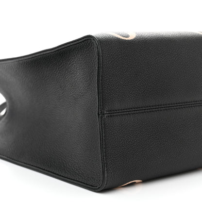 Louis Vuitton LOUIS VUITTON Empreinte Monogram Giant Onthego MM Black Beige 8 of 9
