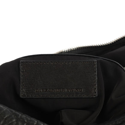 Alexander Wang Pebbled Lambskin Morgan Hobo Black Silver Hardware 5 of 8