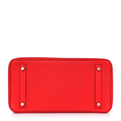 Hermes Togo Birkin 30 Rouge Coeur 5 of 33