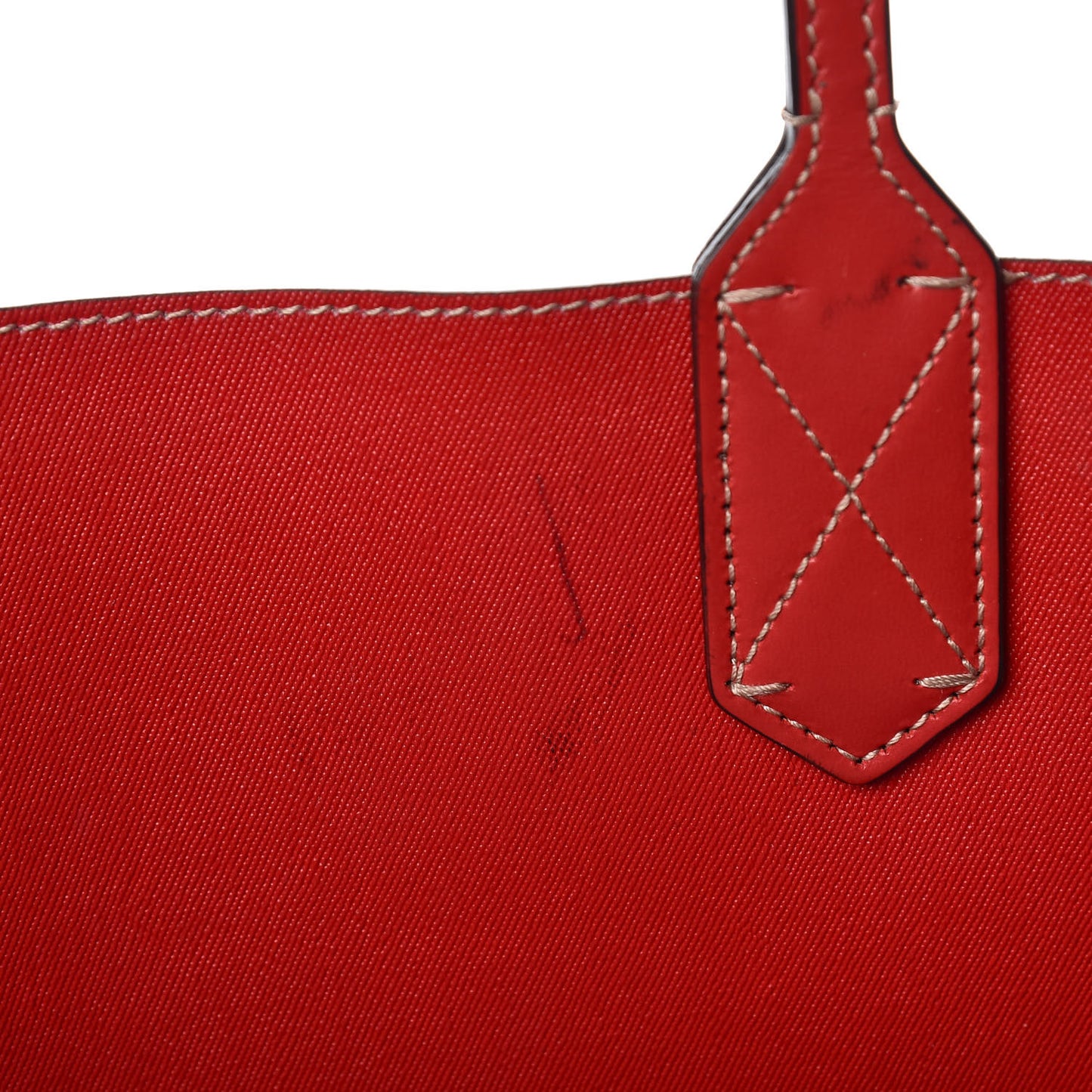GG Supreme Monogram Medium Reversible Tote Beige Red