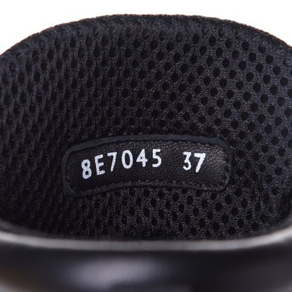 Fendi Nappa Macro FF Embossed High Top Sneakers 37 Black 10 of 11