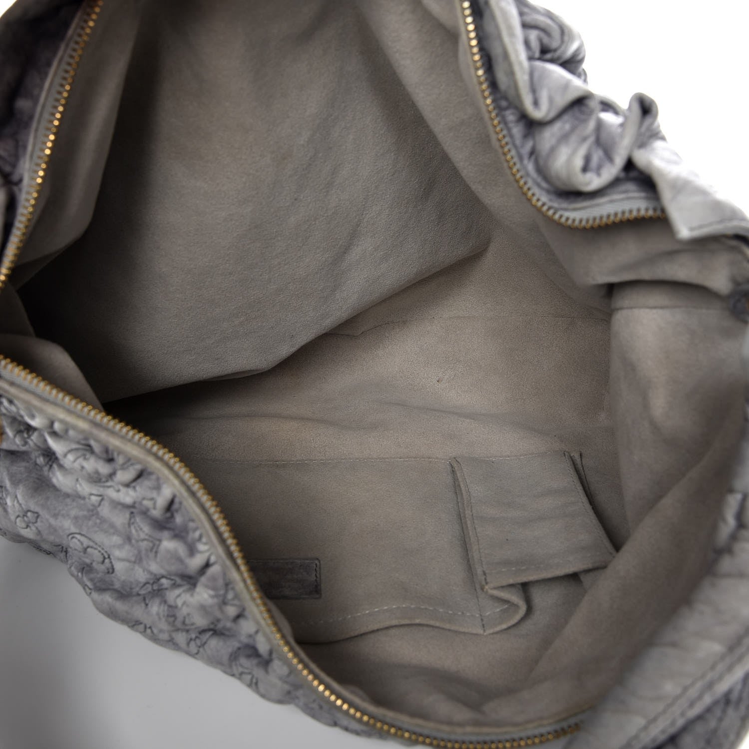 Louis Vuitton Lambskin Olympe Nimbus GM Gris Perle 5 of 10