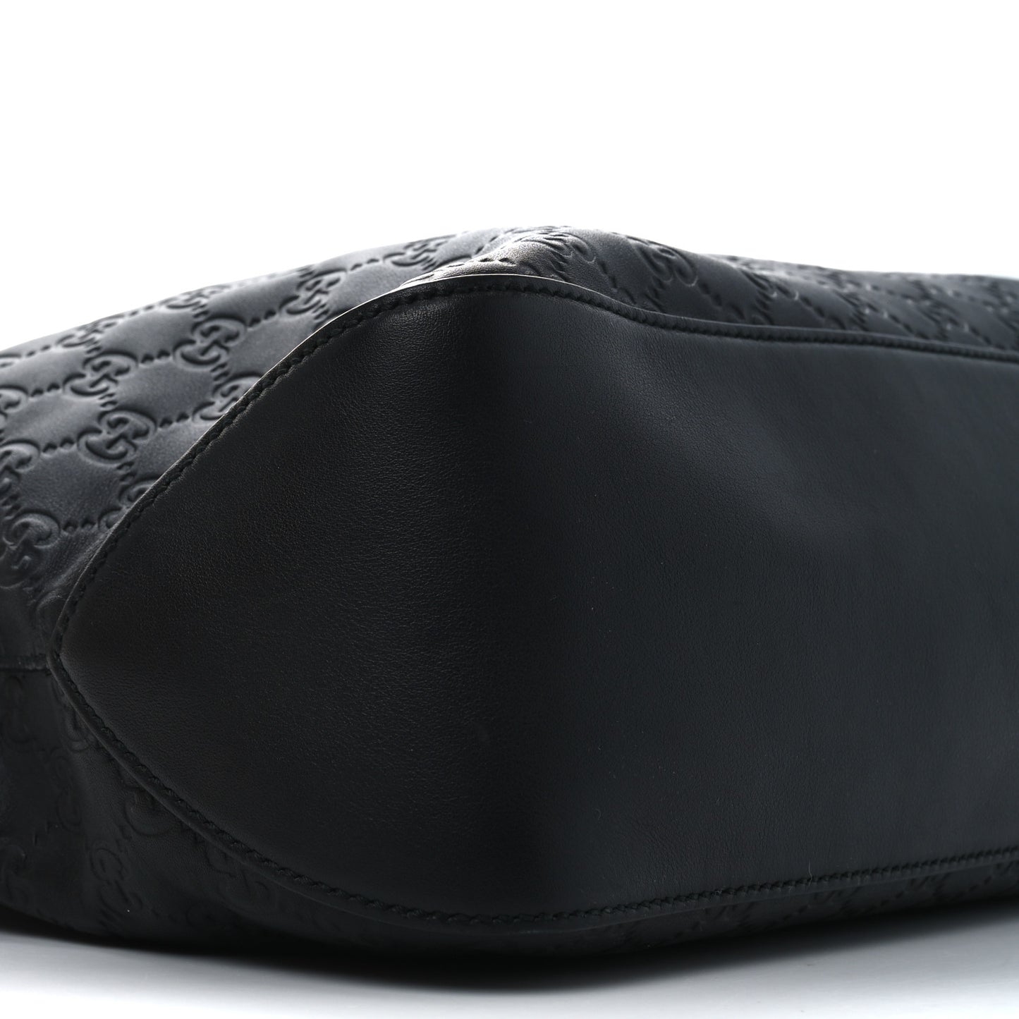 Guccissima Signature Large Linea A Hobo Black