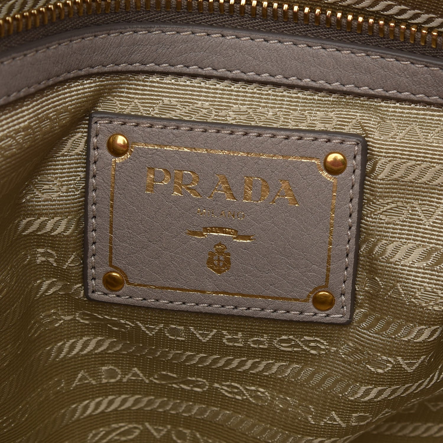 Prada Vitello Shopping Satchel Argilla 6 of 11