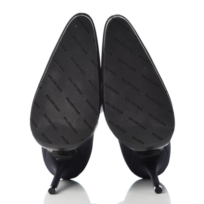 Balenciaga Fabric 110mm Booties 37.5 Black 7 of 8