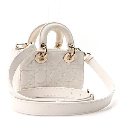 Christian Dior Lambskin Cannage Dioramour Micro Lady D-Joy Latte 3 of 11