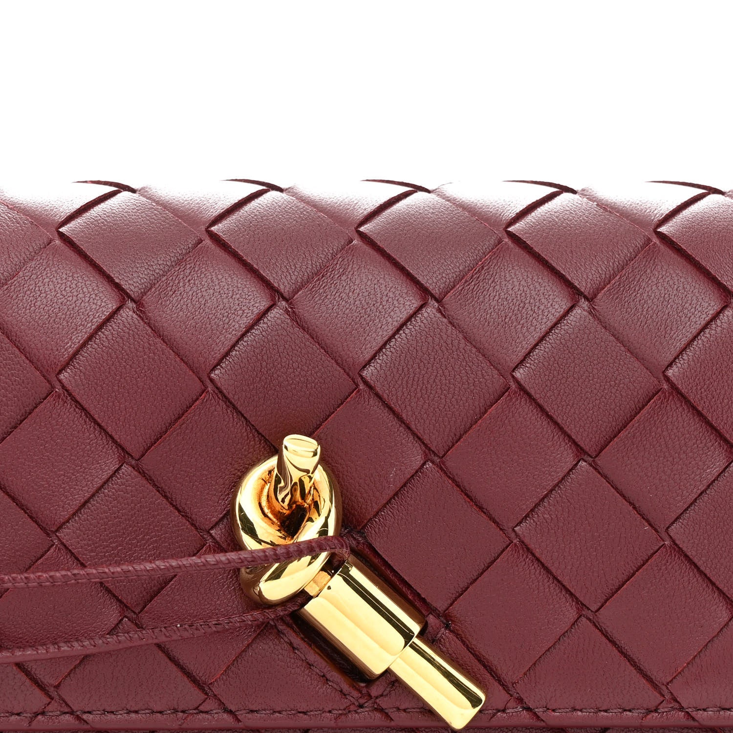 Bottega Veneta Nappa Intrecciato Mini Andiamo Crossbody Bag Barolo 8 of 10