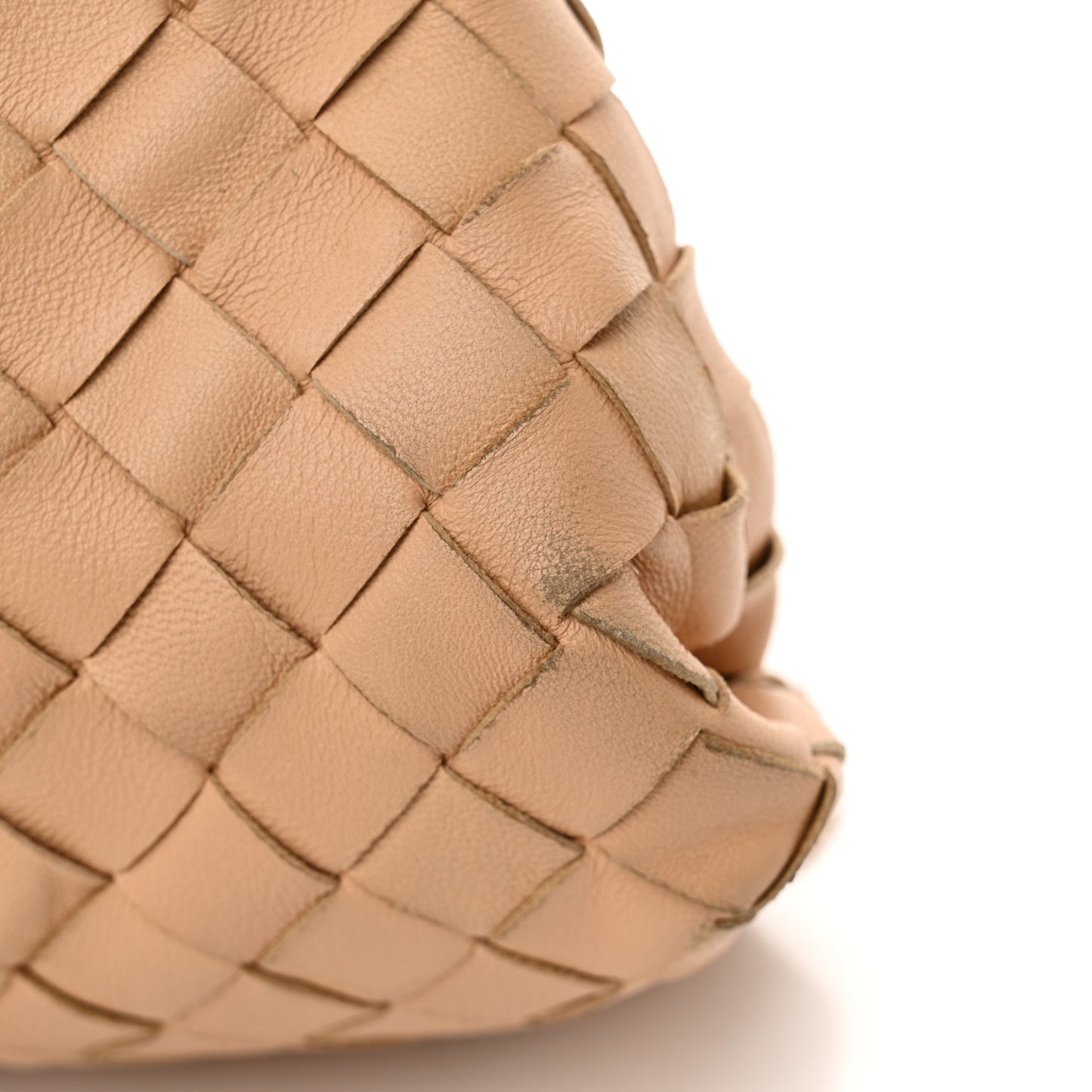 Nappa Maxi Intrecciato The Pouch Oversized Clutch Almond