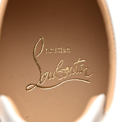 Christian Louboutin Calfskin Vieira Flat Sneakers 40 White 8 of 9