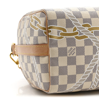 Louis Vuitton Damier Azur Nautical Speedy Bandouliere 25 9 of 14