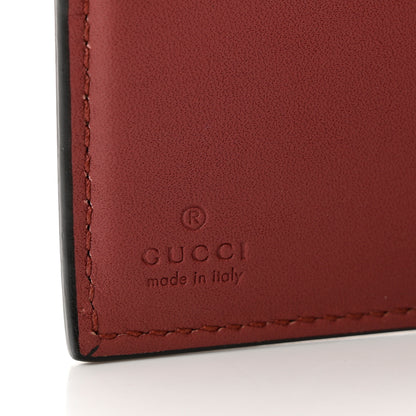 Gucci GG Supreme Monogram Blooms French Flap Wallet Beige Multicolor Dry Rose 6 of 8