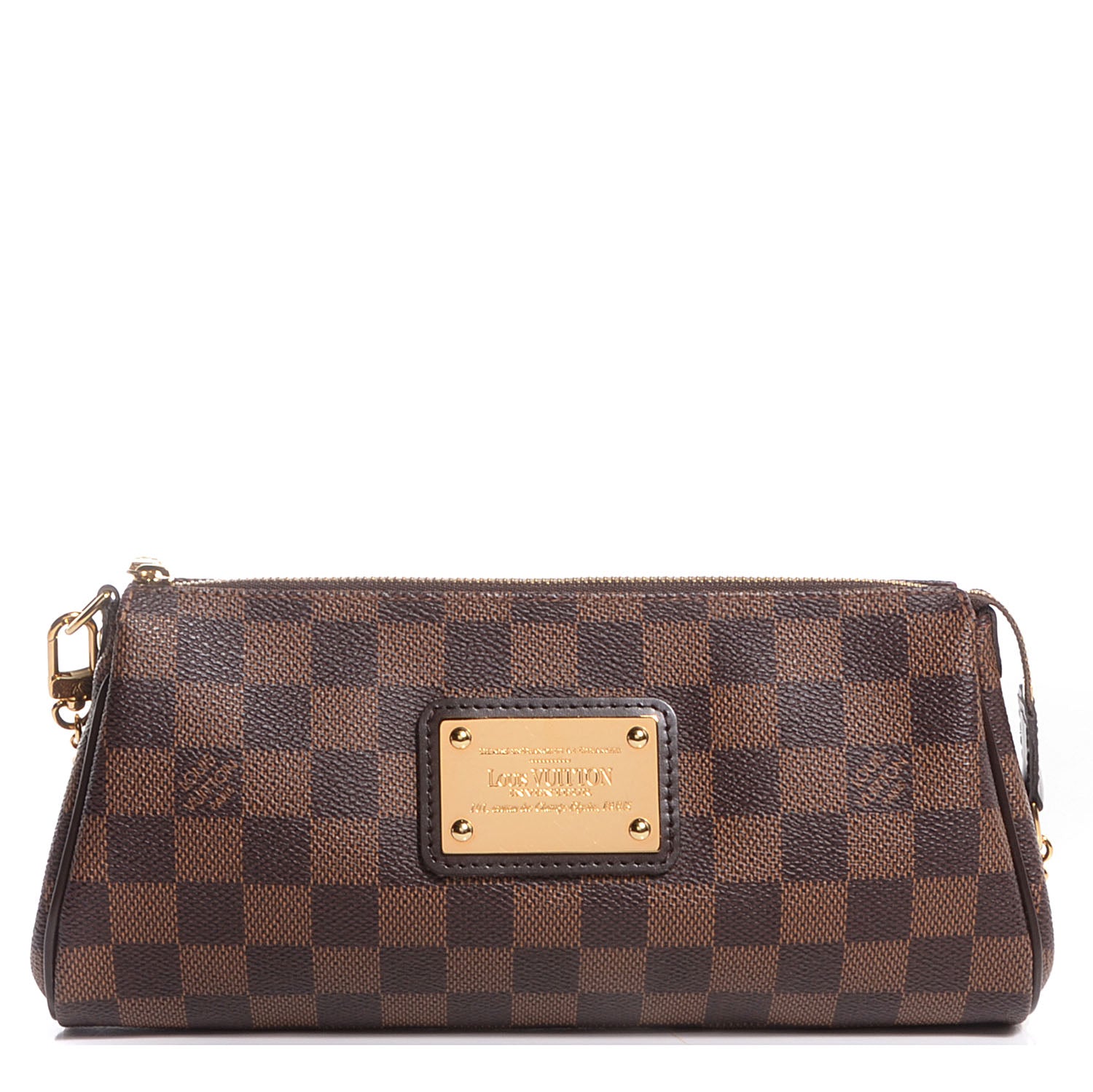 Louis Vuitton Damier Ebene Eva Clutch 1 of 8