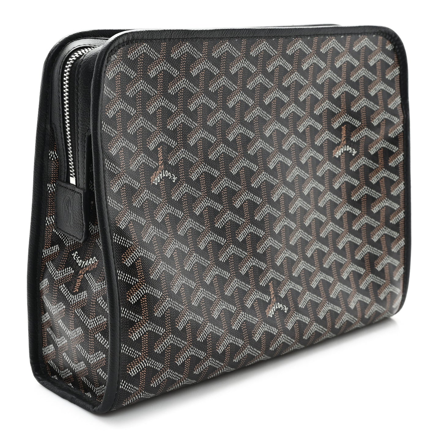 Goyardine Jouvence GM Toiletry Pouch Black