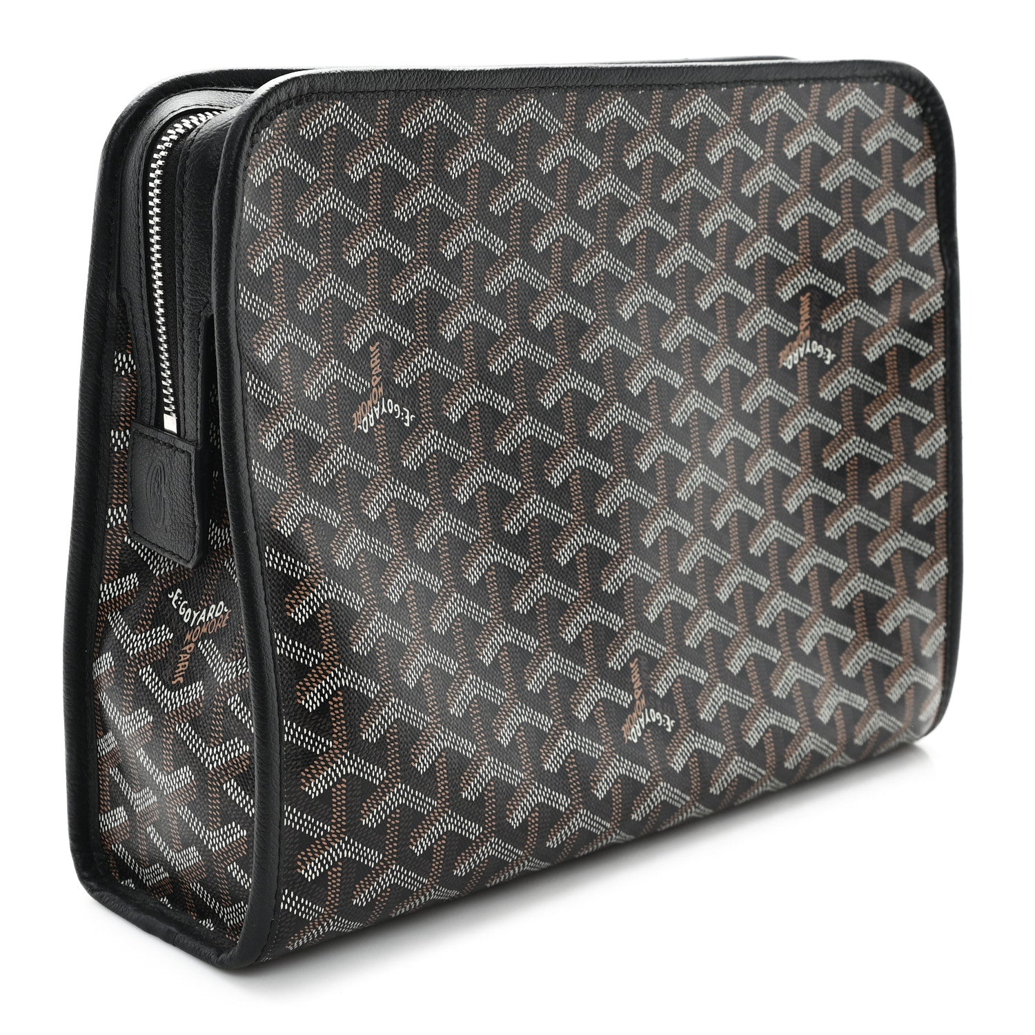 Goyard Goyardine Jouvence GM Toiletry Pouch Black 3 of 7
