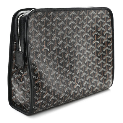 Goyard Goyardine Jouvence GM Toiletry Pouch Black 3 of 7