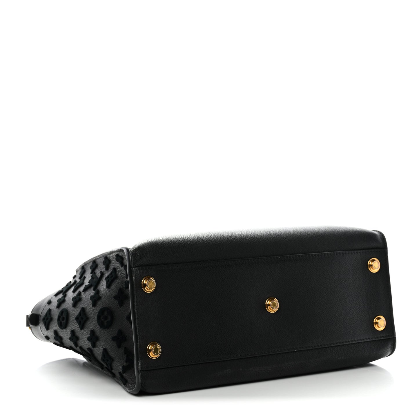 Calfskin Monogram Tufting On My Side Black