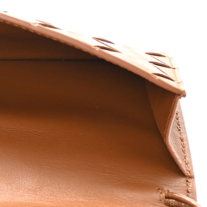 Bottega Veneta Nappa Intrecciato Andiamo Flap Card Case Cognac 5 of 6