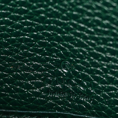 Gucci Grainy Calfskin Zumi Zip Around Wallet Vintage Green 6 of 6