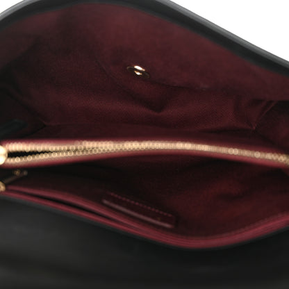 Chanel Calfskin Chevron Stitched Medium Coco Flap Bag Black 5 of 12
