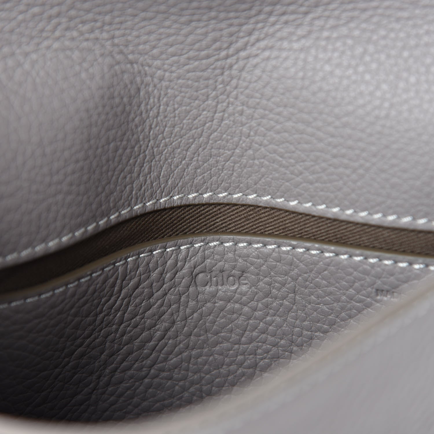 Chloe Calfskin Marcie Convertible Belt Bag Cashmere Grey 8 of 10
