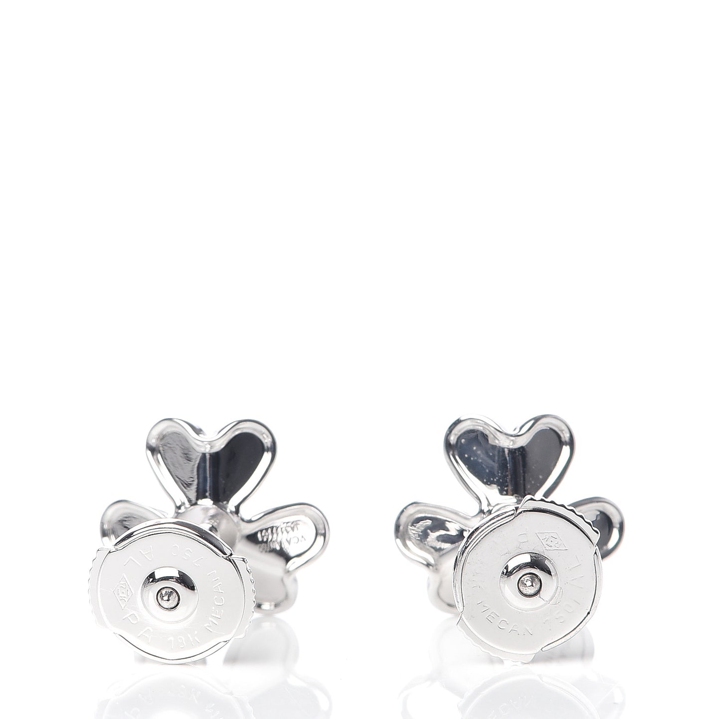 18K White Gold Diamond Mini Frivole Earrings