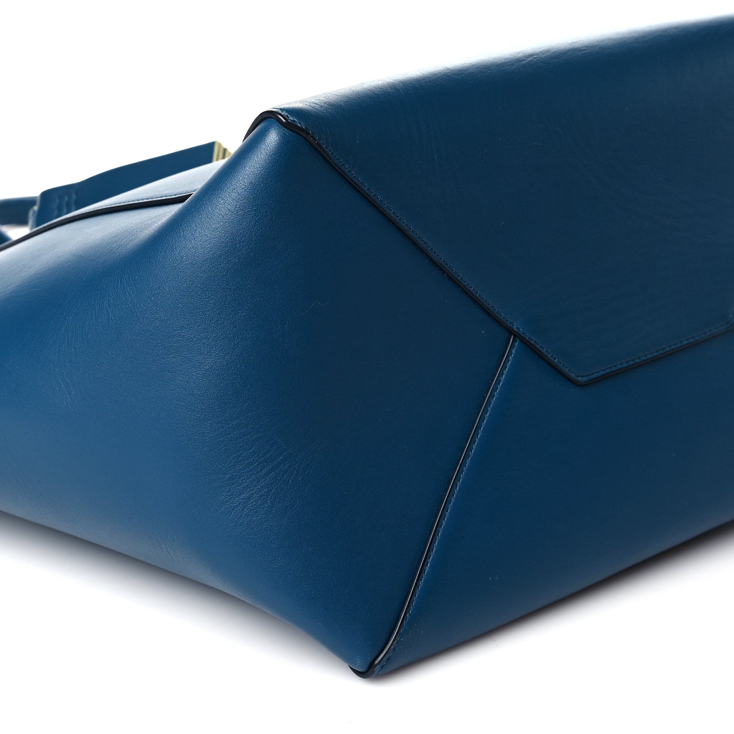 Celine Smooth Calfskin Small Tassel Cabas Phantom Deep Blue 9 of 13