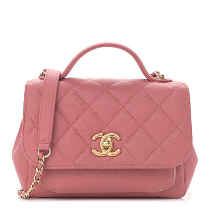Chanel Caviar Quilted Medium Business Affinity Flap Pink 1 of 12